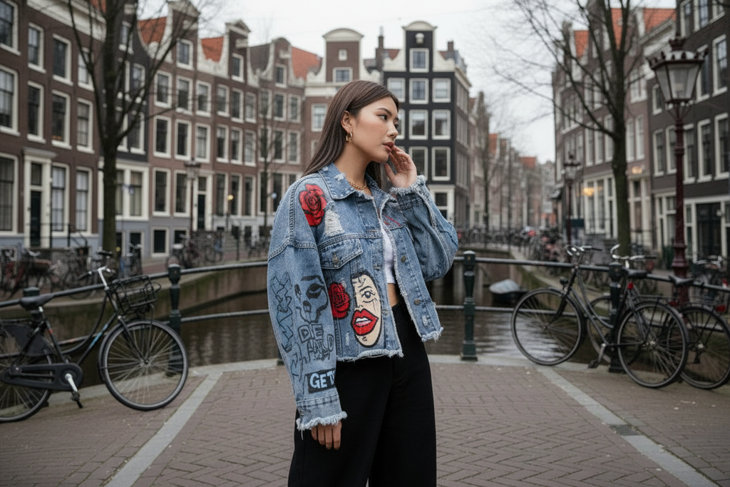 Amsterdam - European Model Graffiti Jacket