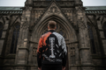European Gothic with jacket streetwear devil wings and angel wings