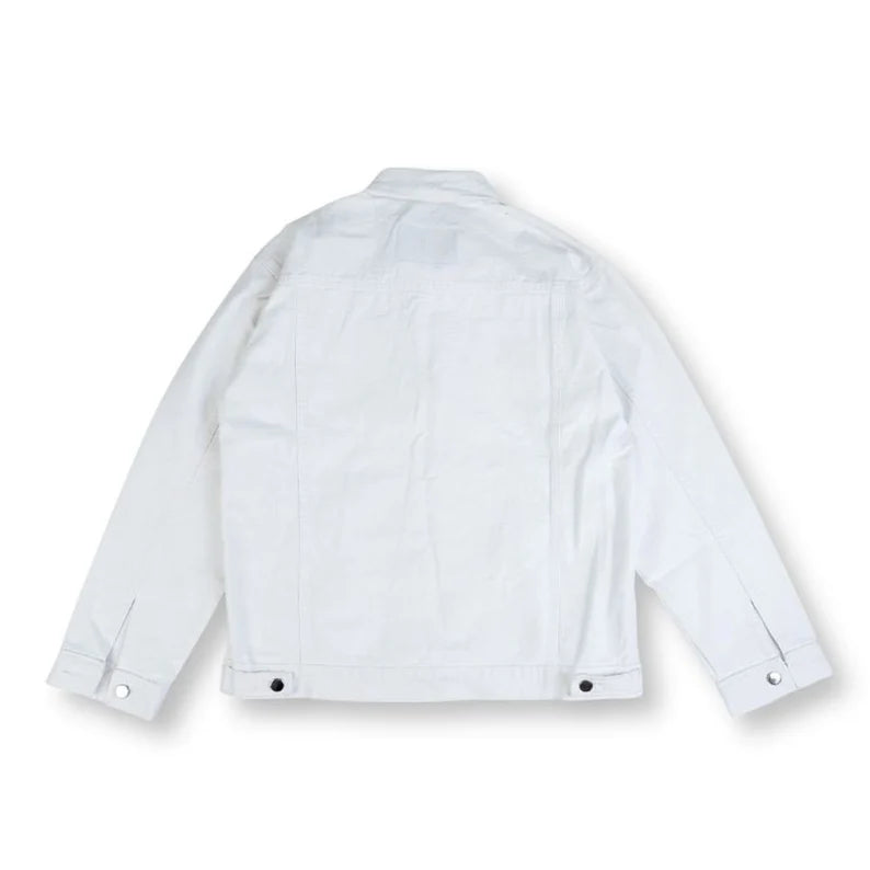 White jacket on a white background