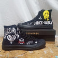 Unique Juice WRLD Painted Sneakers – Punk Rap Streetwear for Everyday Style