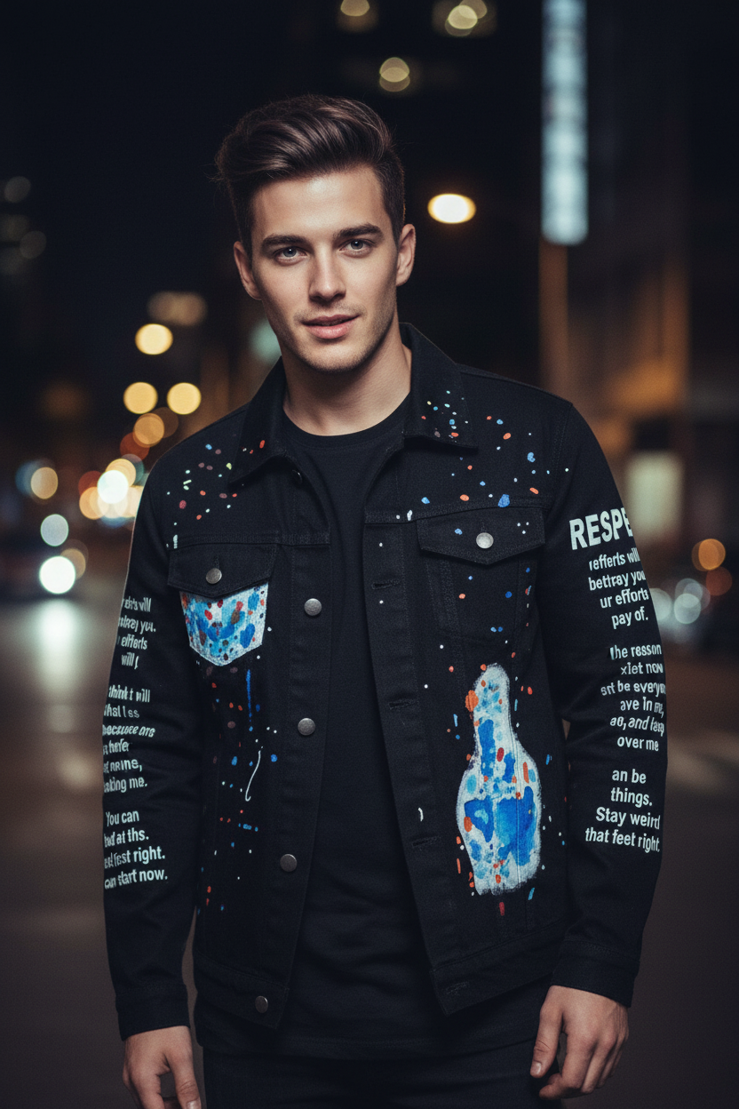 Male Model Haechan Jacket Front